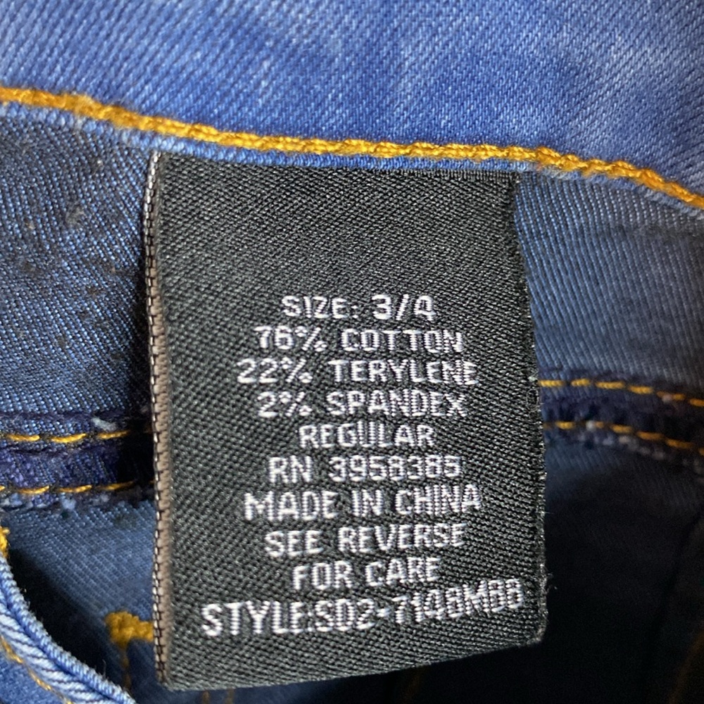 Junior Women's size 3/4 vip street denim Jeans - Picture 12 of 12